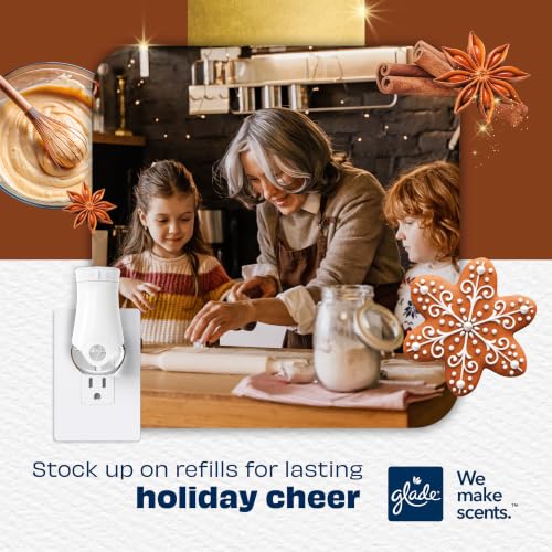 Glade PlugIns Scented Oil 5 Refills, Air Freshener, Cozy Gingerbread, 3.35 fl oz, Pack of 5 - image 2