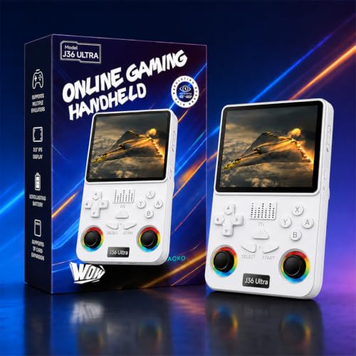 Image of Glowbeats J36 Ultra Handheld Retro Gaming Console with 3.5 Inch IPS