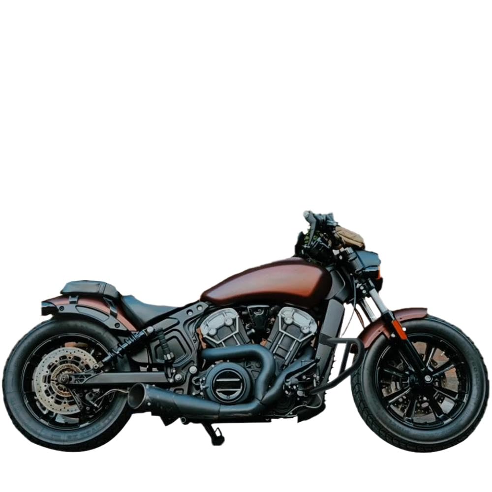 Paramotore per autostrada, protezione motore, telaio, paraurti, carenature, compatibile con Indian Scout Rogue Sixty Bobber Twenty Sixty ABS
