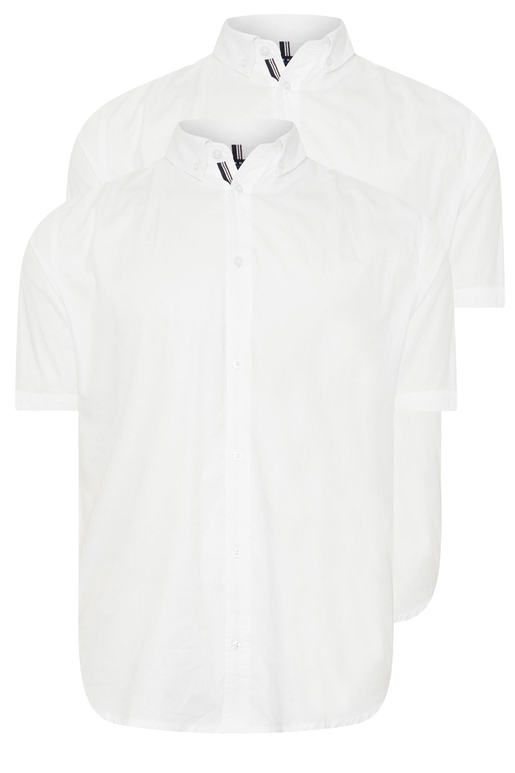 BadRhino Men's Short Sleeve Shirt XXXL White