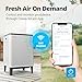 Coway Airmega 400S App-Enabled Smart Air Purifier (Covers 1,560 sq. ft.), True HEPA Air Purifier with Smart Technology, Compatible with Amazon Alexa and Google Home, White (111012)