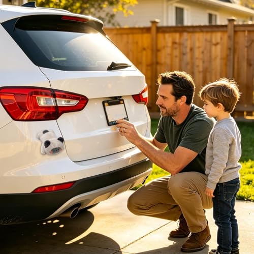 Imanes de coche divertidos para evitar adhesivos permanentes 5