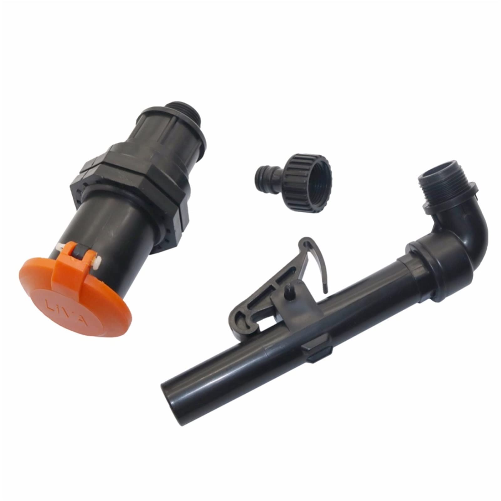 Giardino all'aperto 1 set valvola di aspirazione rapida acqua in plastica filettatura maschio da 3/4 di pollice con connettore rapido da giardino acqua spray for autolavaggio Raccordi per irrigazione