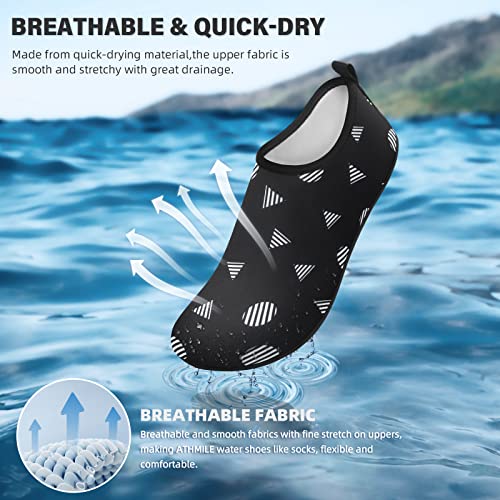 Image of Water Shoes for Women Men Quick-Dry Aqua Socks Swim Beach Outfits Barefoot | Yoga Exercise Wear Sport Accessories Pool Camping Must Haves River Hiking Youth Adult