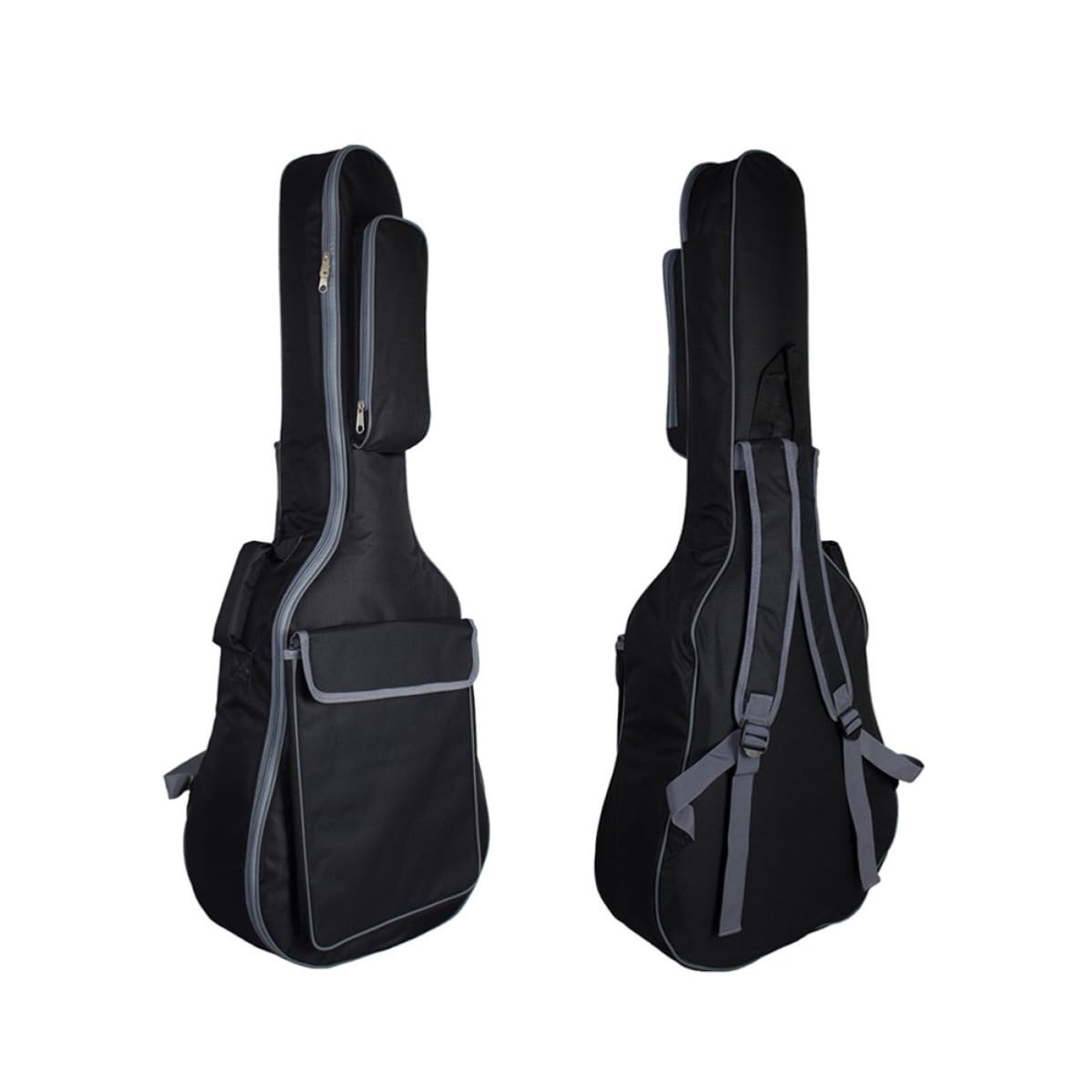 Genérico Funda Acolchada para Guitarra Acústica Correas Dobles de Nylon y Protección Gruesa, Mochila Adecuado para Transportar Instrumentos Musicales