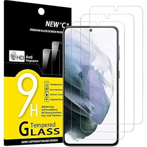 NEW'C Tempered Glass for Galaxy S21+ Cover