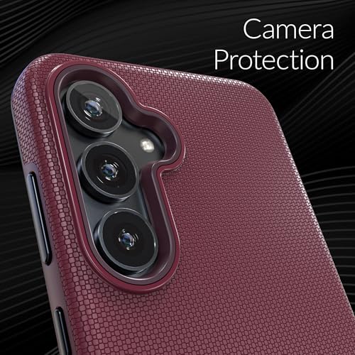 Image of Crave for Samsung Galaxy S24 FE Case, Shockproof Protection Dual Layer Case for Samsung Galaxy S24 FE (6.7 inch) - Berry