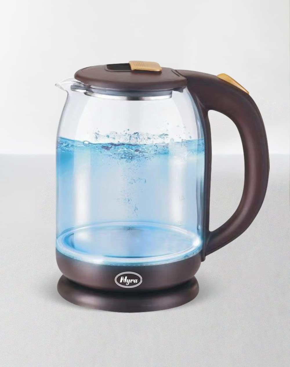 Electric Kettle with Stainless Steel Filter and Inner Lid, 1500W Wide