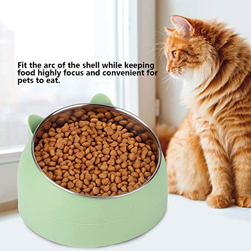 Petyoung Cat Dog Bowl Raised Cat Food Water Bowl