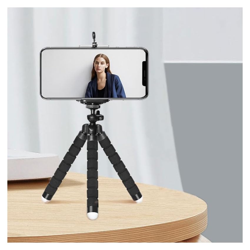 Treppiede per telefono, treppiede estensibile con supporto per registrazione video della fotocamera del telefono