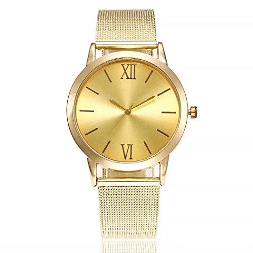 Reloj de mujer Reloj para hombres Moda Casual Negocio Deporte Cuarzo Banda de acero inoxidable Mármol Correa de reloj Cosa análoga Reloj de pulsera LMMVP (Tamaño libre, C)