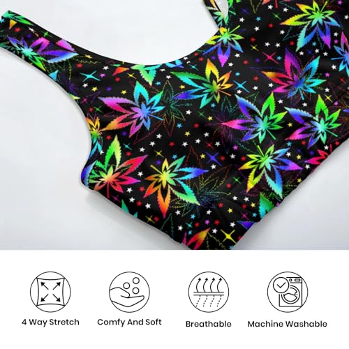 Image of Yoga top Women's Cheerleading Uniform Gym Outfit Running Crop Tops Yoga Shirts Casual Tank Top