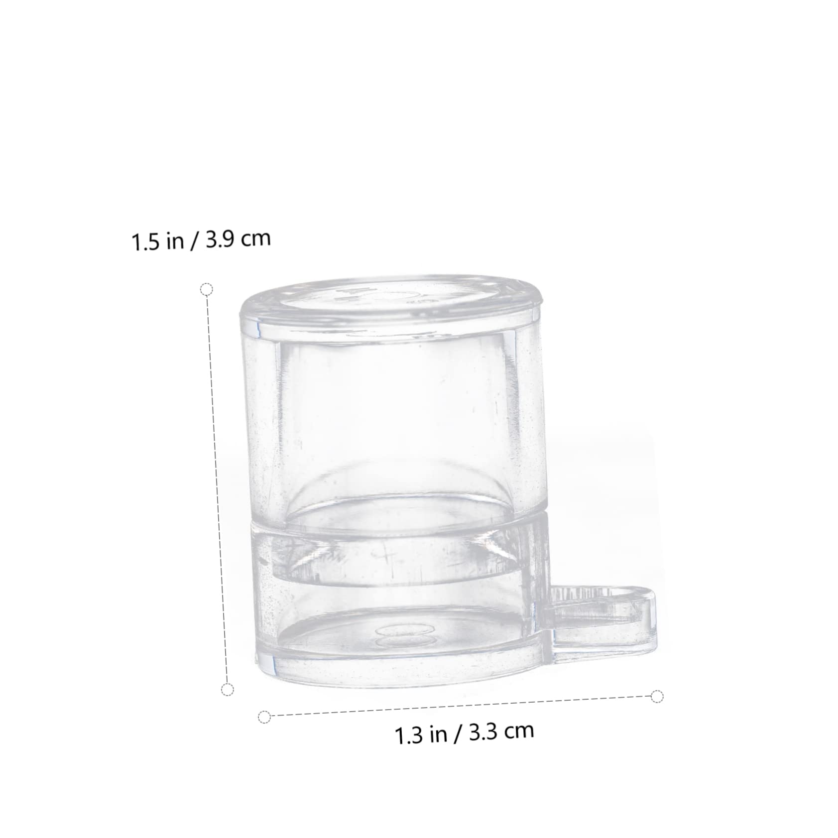 2pièces Gamelles à Eau pour Fourmis Acrylique Mangeoires pour Nid De Fourmis Abreuvoirs Transparents avec Port d Alimentation Séparé