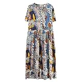 ✔Occasion: La robe longue d'été / robe midi / robe courte, idéale pour la vie quotidienne, les rendez-vous galants, la fête, la plage, les vacances, les vacances. Printemps/été/automne. Que vous le portiez comme un streetwear ou un homewear, des vêtements de bureau formels ou décontractés, il vous rendra toujours charmant et élégant, montrant votre beauté et votre tempérament.