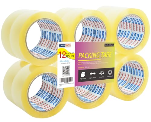 ADHES Packing Tape Shipping Tape Packaging Tape for Moving Boxes