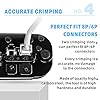 Network Crimper,Cable Stripper Cutter - RJ11 RJ12 RJ45 6P6C/4C,8P8C Connector Crimper Pliers, for Network and Telephone Cables,Ethernet Crimping Hand Tools #5