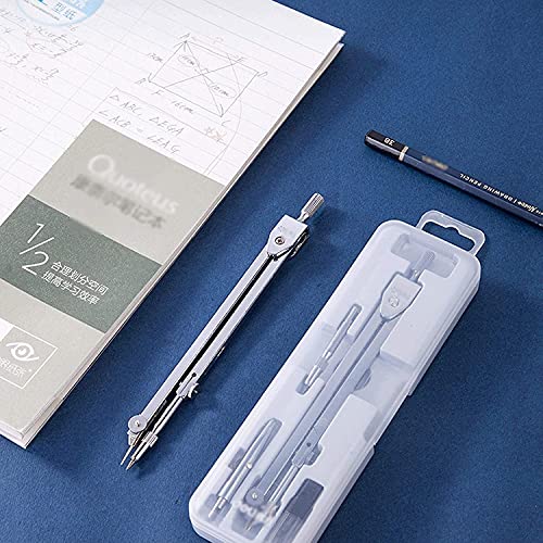 Math Geometry Kit Set Metal Tekening Kompas Set, Tekening Tool Professional Compass met lood vullingen voor studenten en… - Image 6