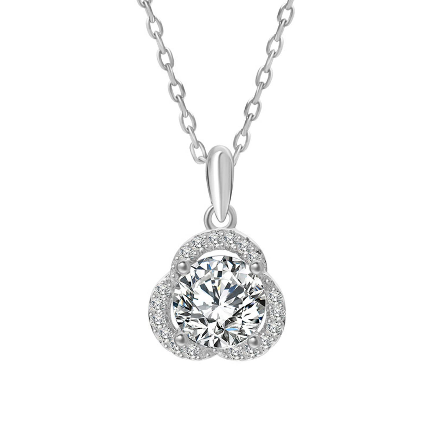 Collier Moissanite taille idéale éclat D maximum anti-ternissement - 5