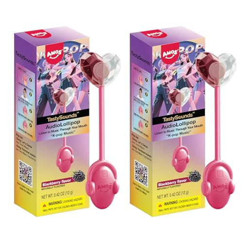 Amos Musical Lollipop Candy, several flavors