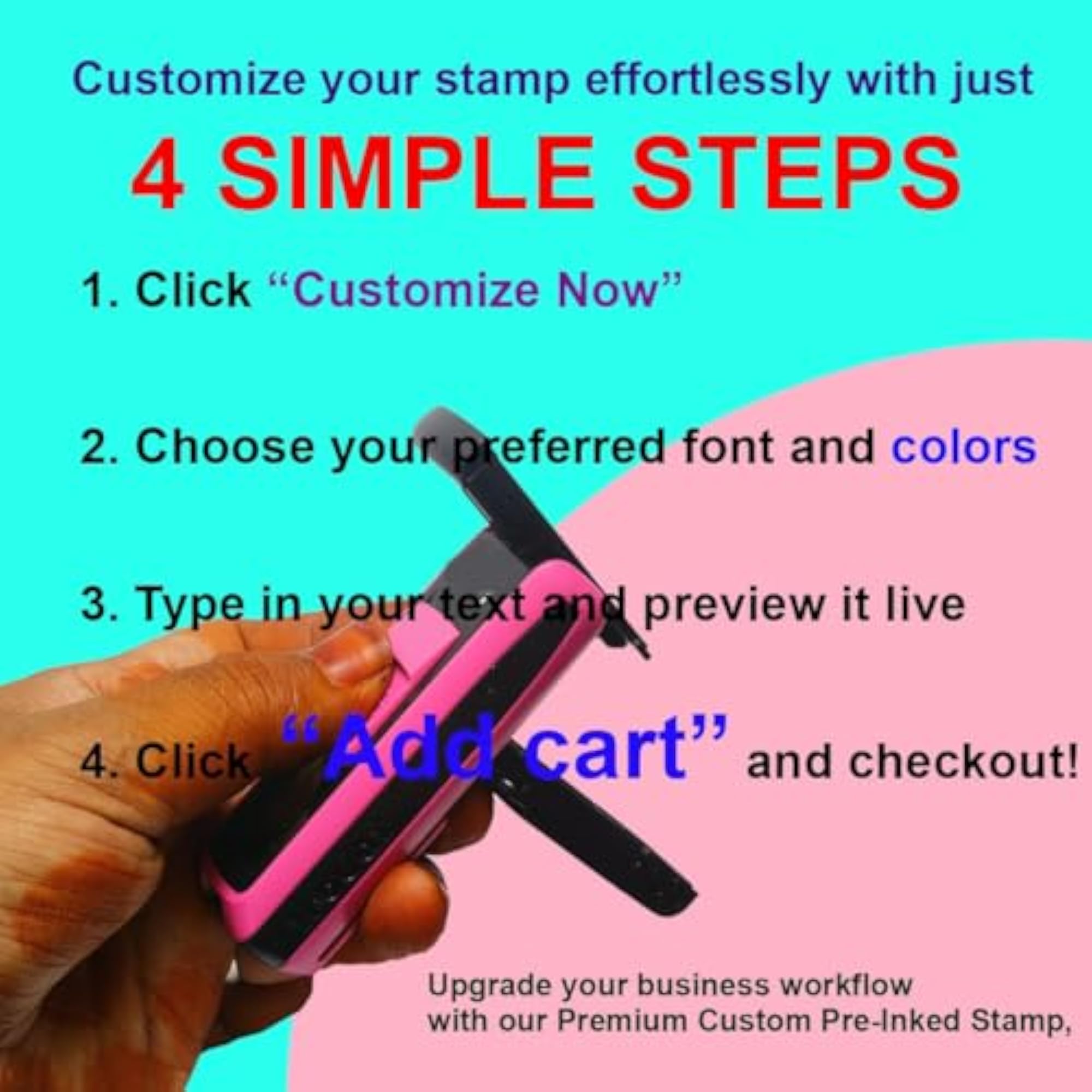 Pocket Rubber Stamp for Office & Doctors