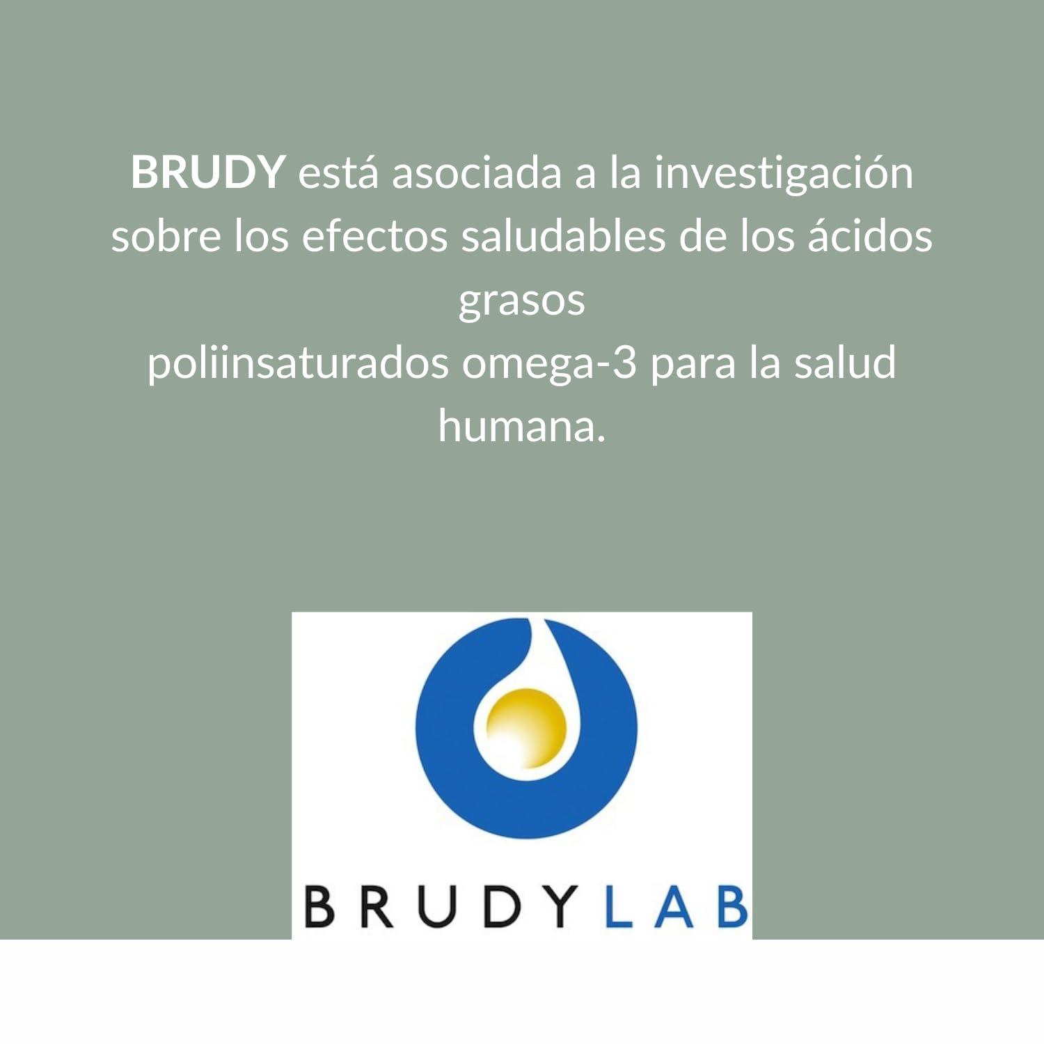 BRUDYLAB - Brudy Glauco - Omega 3 con DHA 70% y Citicolina - Alta Concentración EPA y DHA - Ayuda al Normal Funcionamiento Cerebral, Ocular y Cardiovascular - Sin Gluten ni Lácteos – 60 Cápsulas