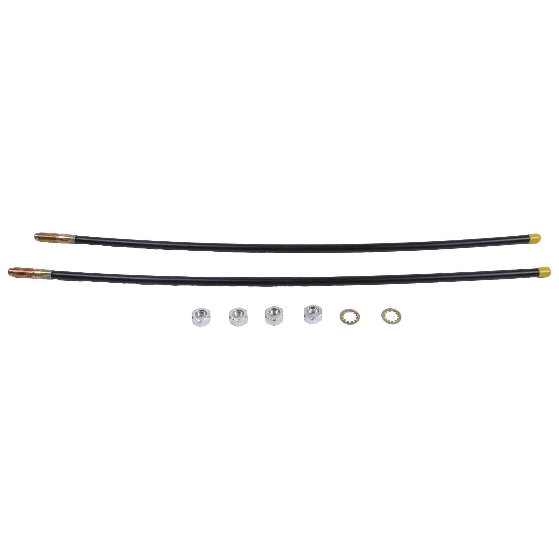 2PCS 22" Black Universal Snow Plow Blade Guide Markers 7906K A5108 with Accessories Compatible with Fisher Replace for Buyers 1308300