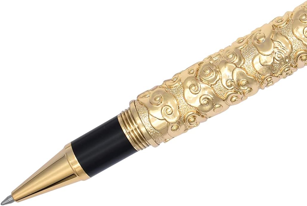 Gold Heavy Rollerball Pen with Box Set