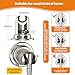 Strong Suction Cup Shower Head Holder - No Drill Handheld Shower Bracket for Seniors, Kids & Pets, Tool-Free Adjustable Height Bathing Aid for Tile/Glass, Rustproof ABS Construction