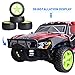 4pcs Front & Rear Rubber Tires & Wheel Rims Sets for RC Redcat 1/10 Off Road Buggy Shockwave Nitro Tornado S30 EPX HSP Backwash Warhead Exceed Replacement