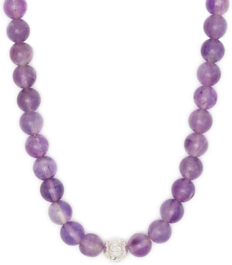 BERGERLIN Genuine Natural Stone Pearl Necklace with 925 Sterling Silver – Pearl Necklace with Clasp and Certification of Authenticity