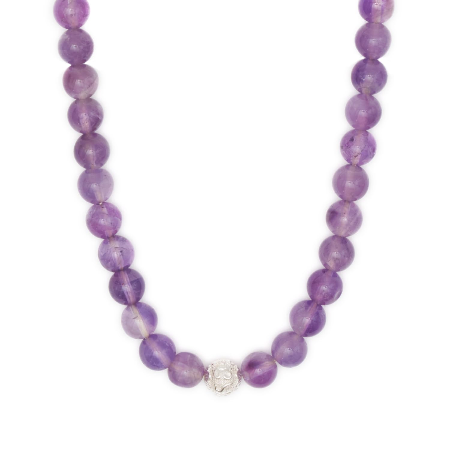 BERGERLIN Collana di perle di vera pietra naturale con perla in argento sterling 925 - Collana con chiusura e certificazione di autenticità