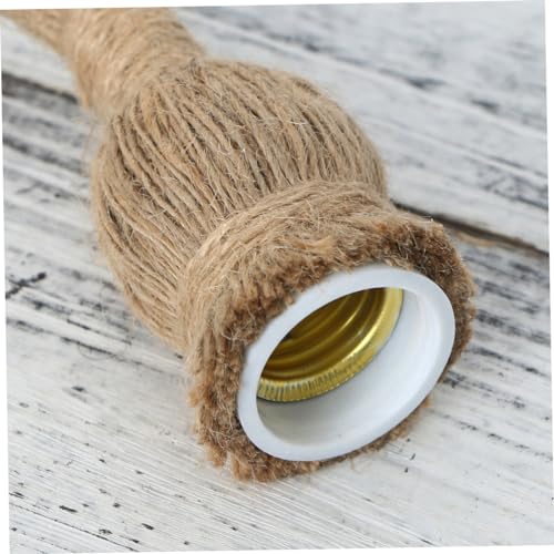 ARTIBETTER Retro Twine Lamp Rope Light Handmade Ceiling Lamp DIY Village Decoration for Bar Cafe