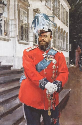 Tableaux sur toile de célèbres tableaux Serov Alexandre III œuvre prestigieuse 60x90