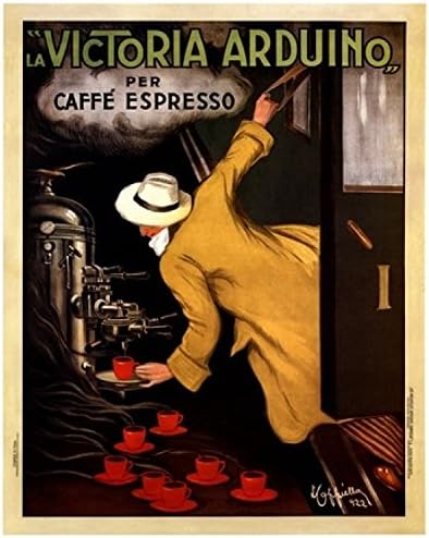 Posterazzi Póster de Victoria Arduino 1922 por Leonetto Cappiello, (8 x 10)