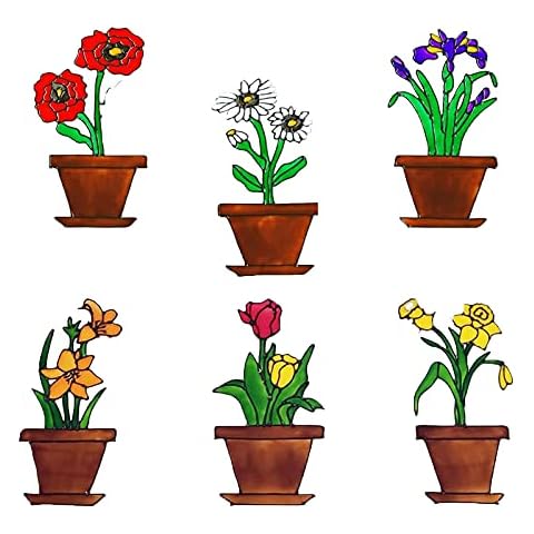 FONGDY Spring Window Stickers,Fensteraufkleber fur Wintergarten Cover