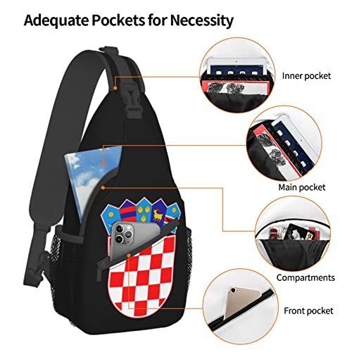 Mochila cruzada de moda estilo unisex miniatura 5