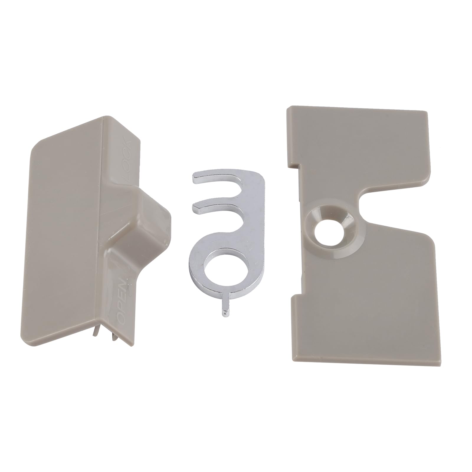 Serratura per porta del frigorifero + piastra di supporto per caravan/camper camper per dometic