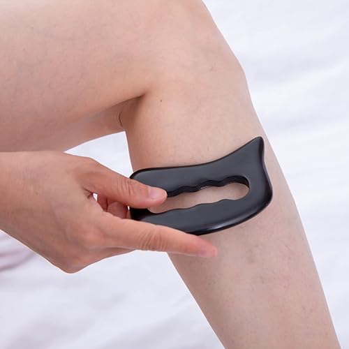 Miniatura 7 de Bian Stone Gua Sha Tools - Herramienta de raspado de masaje para movilización de tejidos blandos, terapia física para espalda, piernas, brazos