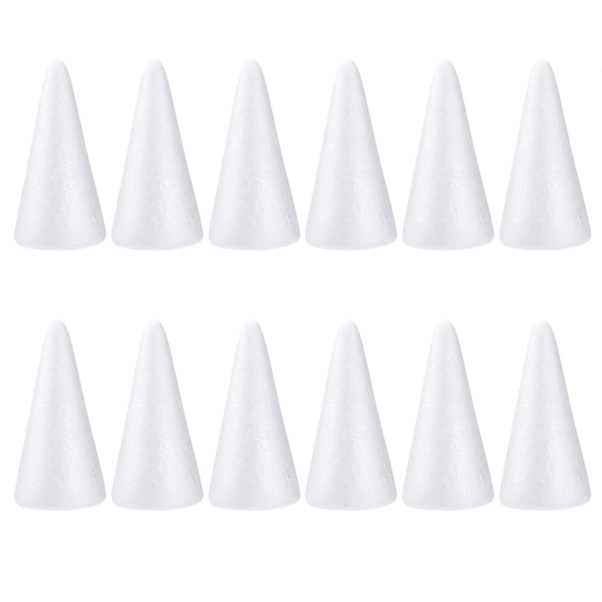 Conos de espuma moldeables para juguetes hechos a mano y maquetas escolares estables