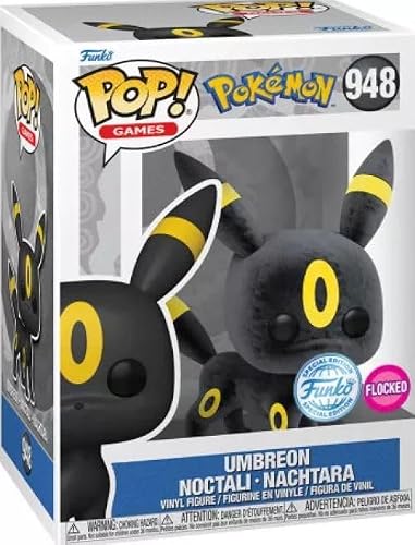 Funko Pop! Pokemon Figuras Umbreon con Piel #948 - Exclusive Flocked Special Edition - Juguetes Pokemon