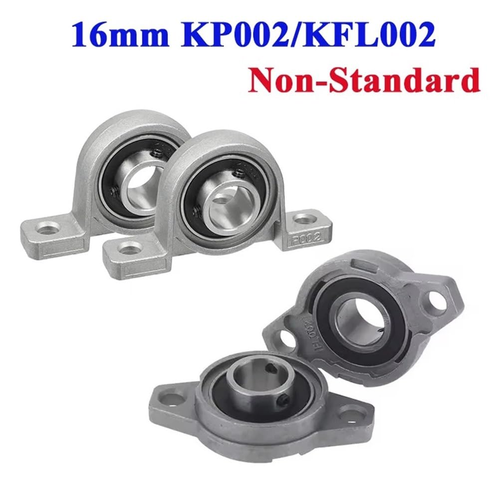 4 pezzi/10 pezzi 16 mm KP002 KFL002 diametro foro cuscinetto a flangia in lega di zinco Kfl002 Kp002 16 mm(KP002 16mm,10pcs)
