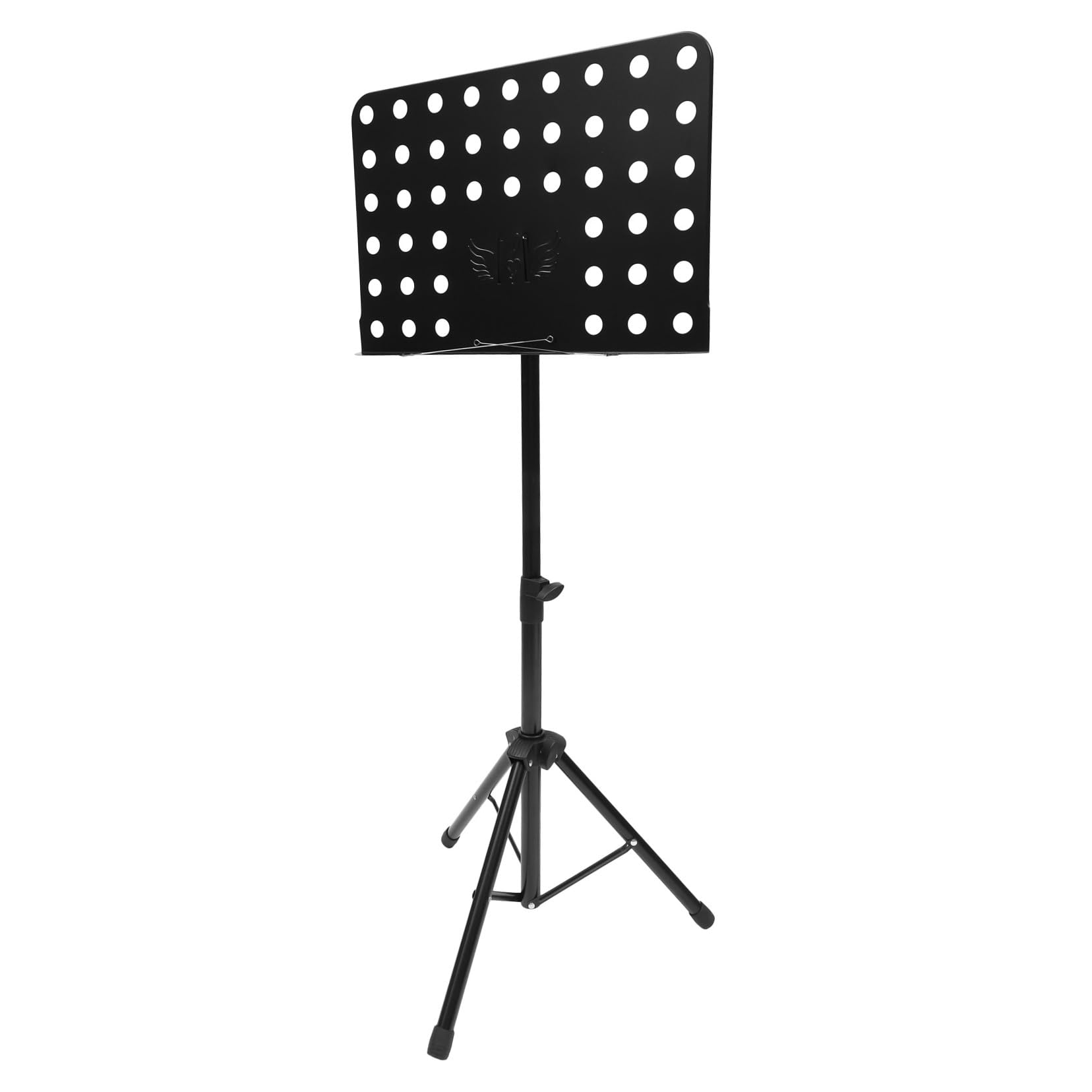 BESTonZON Atril para Partituras Plegable y Portátil Color Negro para Violín y Guitarra Estructura de Acero y Abs Adecuado para Cocinar y Tocar