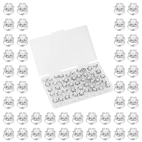 Épingles à cheveux mariage et bal de fin d'année avec perles de fleur