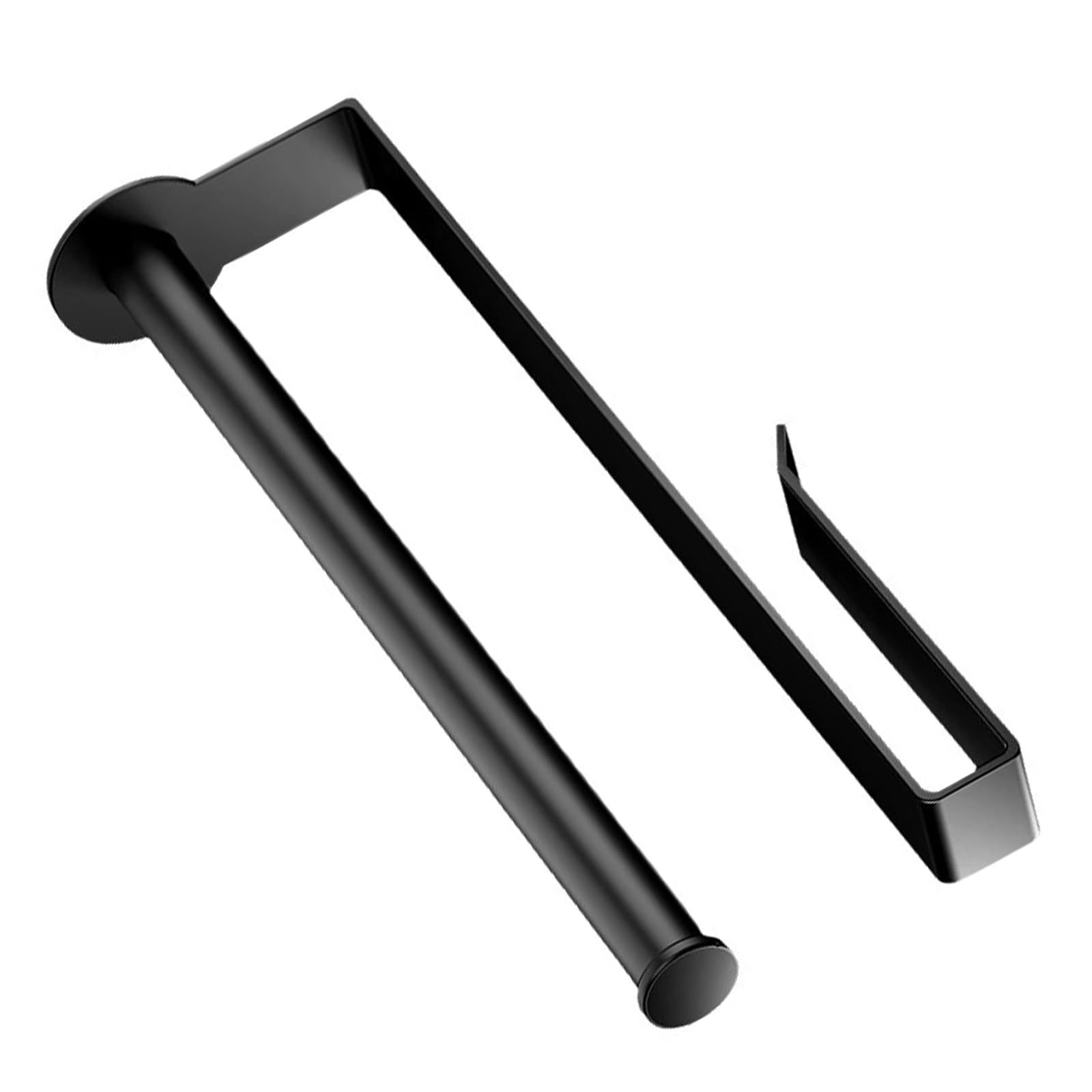 Metal Under Shelf Organizers Paper Roll Holder Towel Rack Kitchen Under Cabinets Storage Shelf Cling Film Storage Rack Kitchen Paper Roll Holder