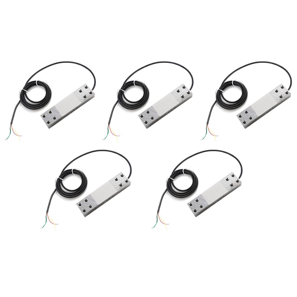 Jnchdghwa Silver 5X 200 Kg Electronic Scale Sensor Digital Load Cell Weight Sensor Platform Scale Load Cell Single Point Beam Sensor