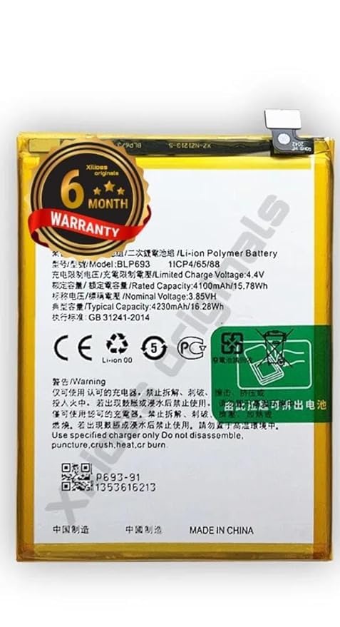 Image of BLP693 Battery for Realme 3 RMX1825 RMX1821 Battery with 6 Month Warranty***** (R124)