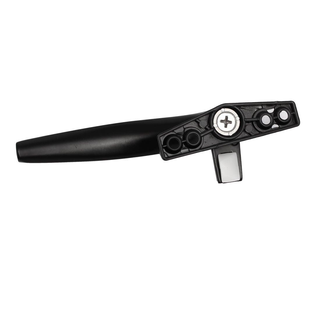 Sourcingmap Casement Window Aluminum Alloy Screw Fixed Locking Handle Grip Black Set 2 in 1 - Image 4