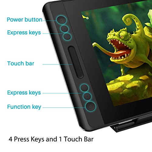 Image of Huion KAMVAS Pro 12 Drawing Tablet with Screen Graphics Drawing Monitor Full-Laminated Pen Display with Battery-Free Pen and Adjustable Stand 8192 Levels Pen Pressure(GT-116)