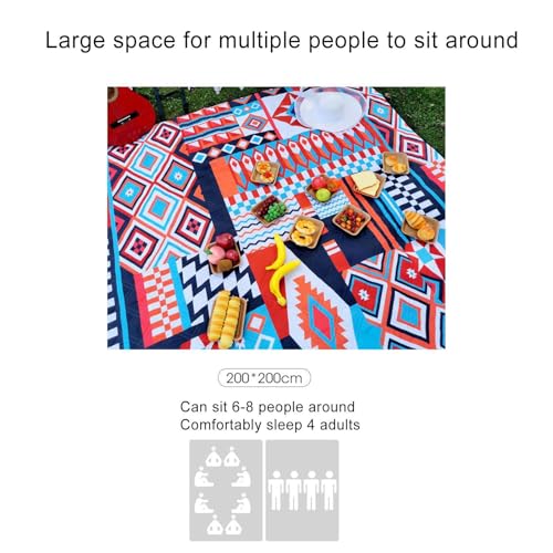 Couverture de pique-nique extérieure durable tapis isolant de voyage chic - 7