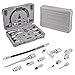 Carbyne 12 Piece Grease Gun Accessory Set | All-in-One Set: Couplers, Nozzles, Adapters and Flex Hose with Durable Storage Case • from a Family-Run Tool Company Based in The U.S.A.